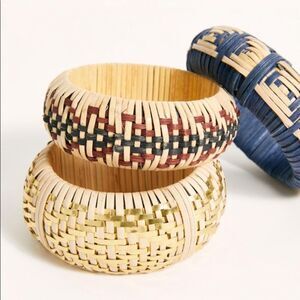 Free People Bali Straw Bangle